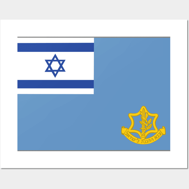 Flag of the Israel Defense Forces X 300 Wall Art by twix123844